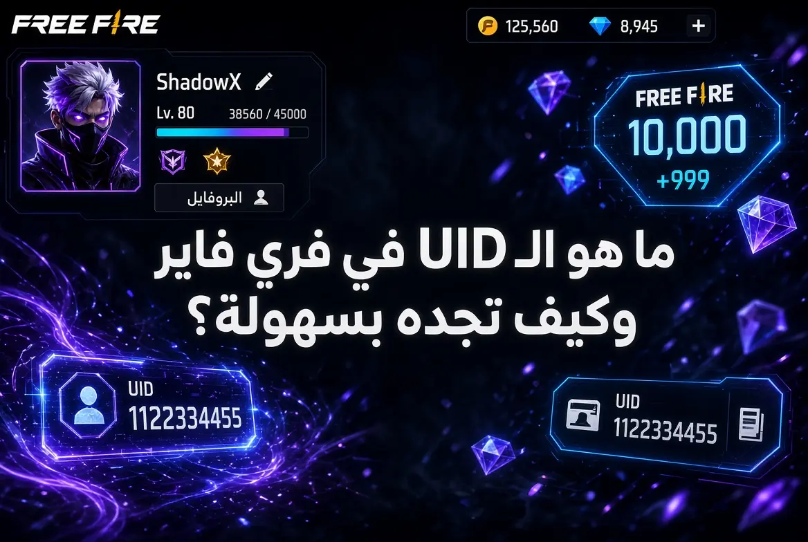 ما هو الـ UID في فري فاير وكيف تجده بسهولة