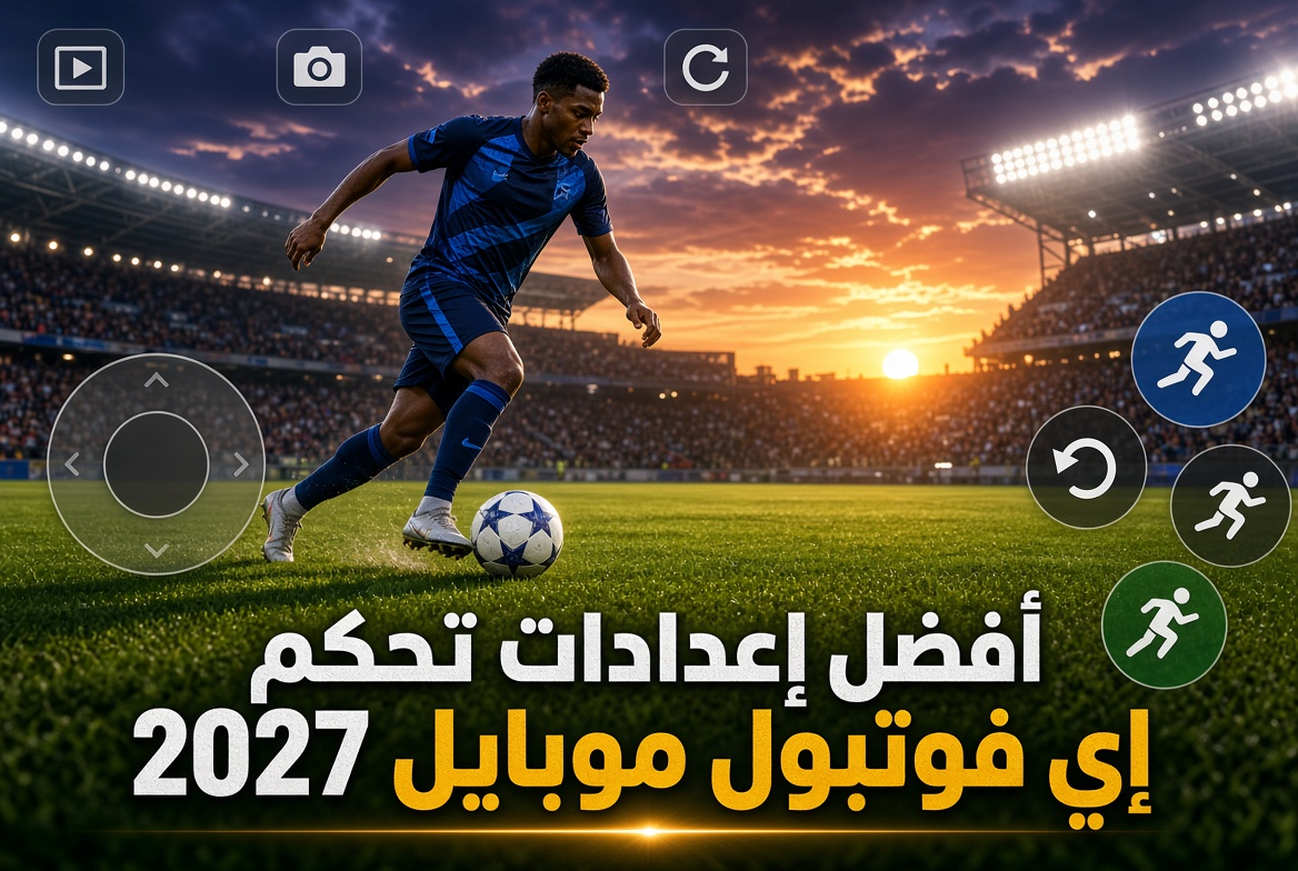 أفضل إعدادات تحكم إي فوتبول E-football موبايل 2027