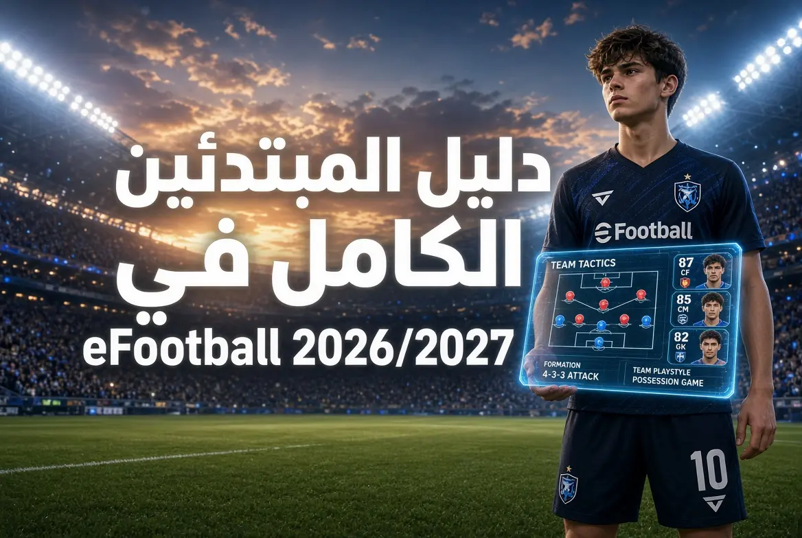 دليل المبتدئين الكامل في eFootball 2026/2027: من الصفر إلى فريق قوي