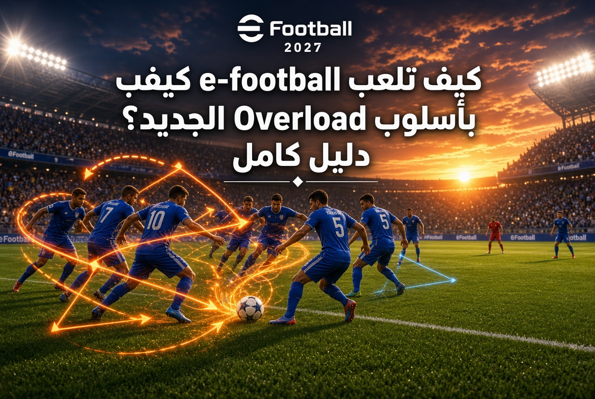 كيف تلعب eFootball بأسلوب Overload الجديد؟ دليل كامل وشامل