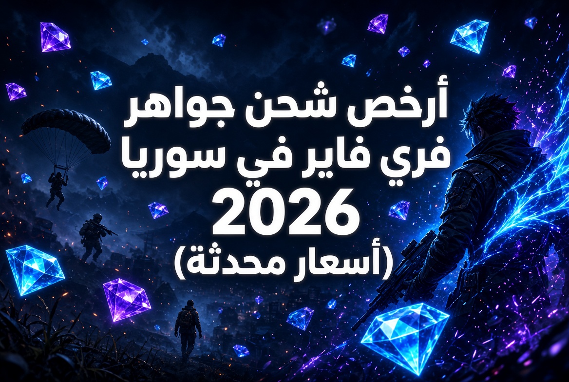 أرخص شحن جواهر فري فاير في سوريا 2026