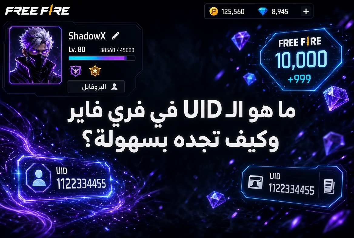 ما هو الـ UID في فري فاير وكيف تجده بسهولة